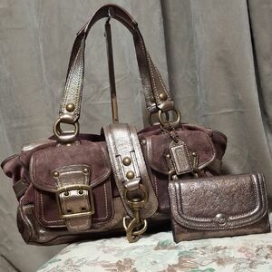 Coach 65th Anniversary Limited Edition Mandy And Matching Wallet